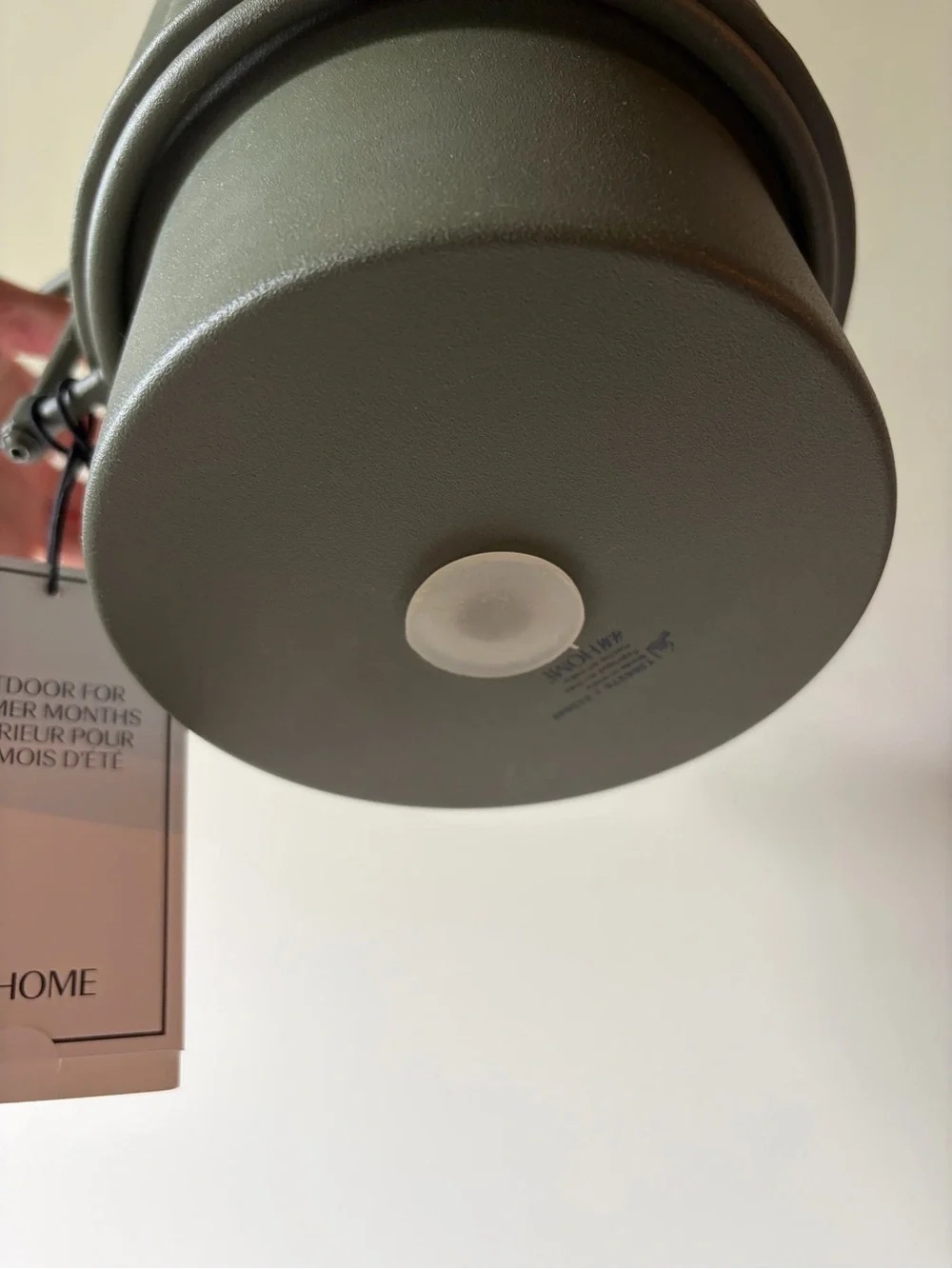 NEW H&M Olive Green Fluted Hanging Planter